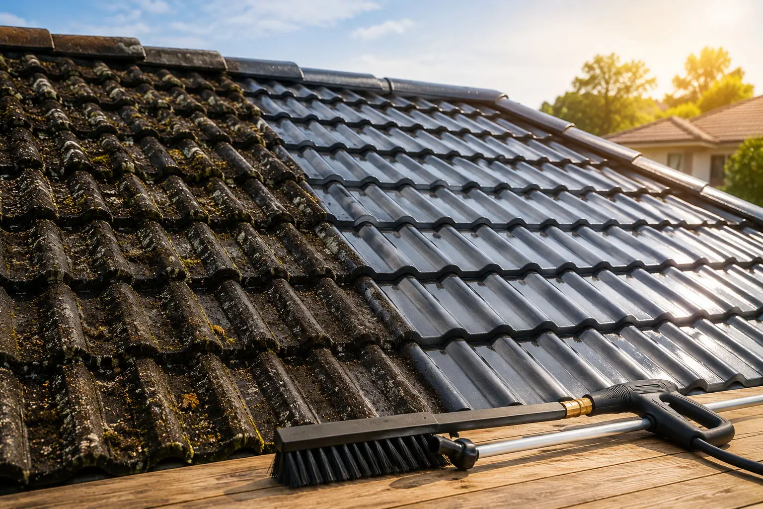 Roof Cleaning in Ipswich